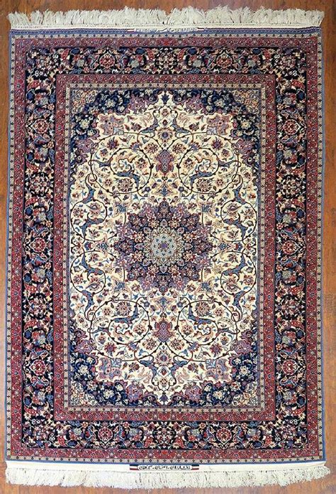 Authentic Persian Rug From Isfahan By Seirafian