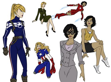 Marvel Femstevetony By Shuggie On Deviantart