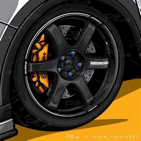 Volk Racing Te37 Ultra⚡️ Artist Pjrstudio High Quality Car