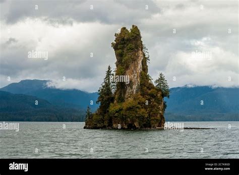 New Eddystone Rock At The Entrance Of Misty Fjords National Monument