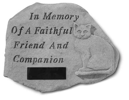 We provide beautiful portrait etching as well as photo plaques or personalized image memorial plaques as well as cat memorials and dog memorials are what we specialize in but we. Personalized Cat Memorial Stone - In Memory Of..