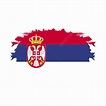 Gambar Gambar Hd Desain Latar Belakang Transparan Bendera Serbia, Sikat ...