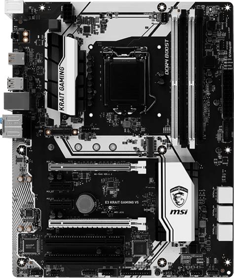 Msi E3 Krait Gaming V5 Motherboard Specifications On Motherboarddb