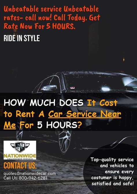Find the ideal car rental for you. How Much Does It Cost to Rent A Car Service Near Me For 5 ...