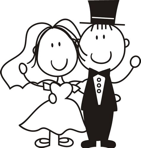 Bride And Groom Cartoon Clipart Free Clipart Filmagem De Casamento