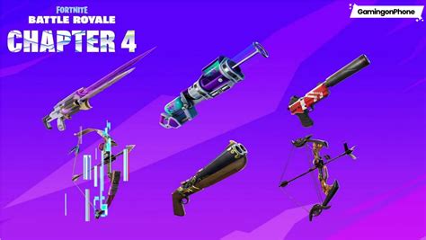 Fortnite Chapter 4 Season 1 Mythic Weapons Locations And How To Find
