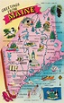 State of Maine | Maine vacation, Maine map, Maine travel