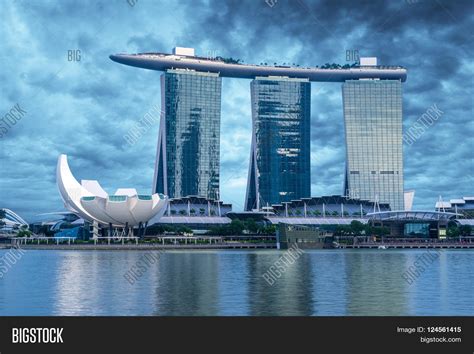 Singapore City Singapore February 21 2016 Marina Bay Sands At