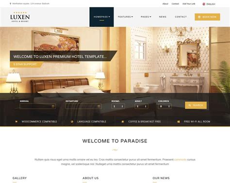 Hotel Website Templates To Build The Best Booking Website TemplateMag