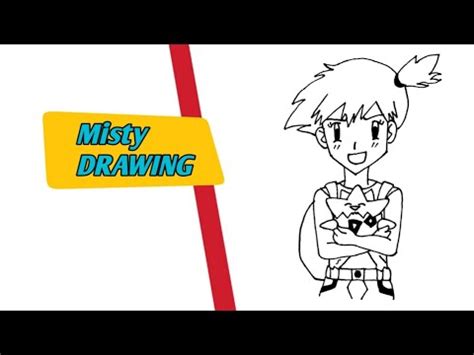 Misty Drawing From Pokemon How To Draw Misty From Pokemon Misty