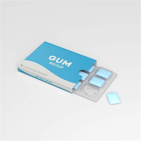 Chewing Gum Psd Mockup Mockups Free Psd Templates