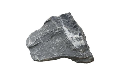 Close Up Of Limestone Rock Isolated On White Backgroundclose Up Of