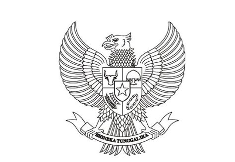 Gambar Garuda Pancasila Yang Gampang Logo Garuda Pancasila Gold