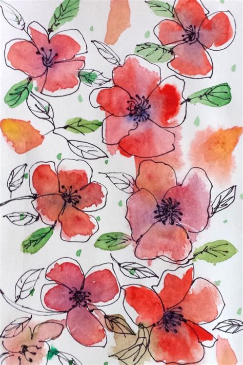 All you need is one flat brush and a paper towel. 100 Easy Watercolor Painting Ideas for Beginners