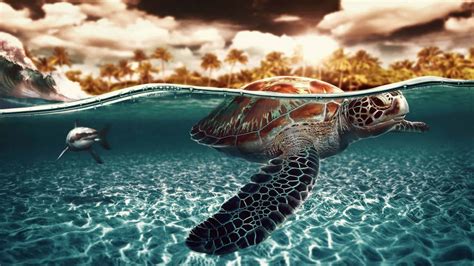 Sea Turtle Wqhd 1440p Wallpaper Pixelz
