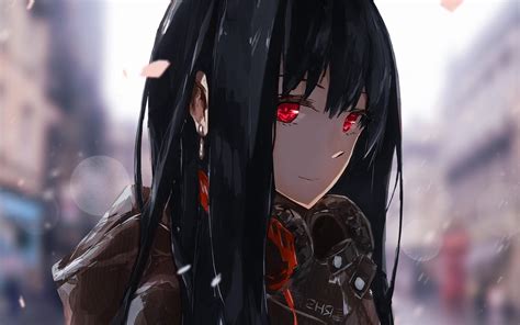Anime Girl With Black Hair Wallpapers Top Free Anime Girl With Black