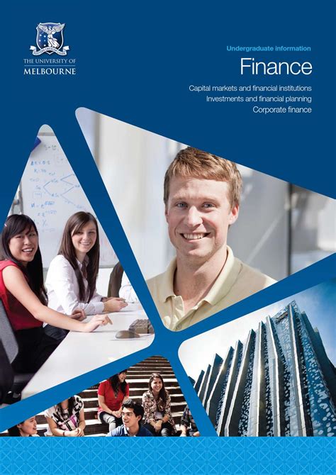 Finance Brochure 2012 By The Faculty Of Business And Economics The