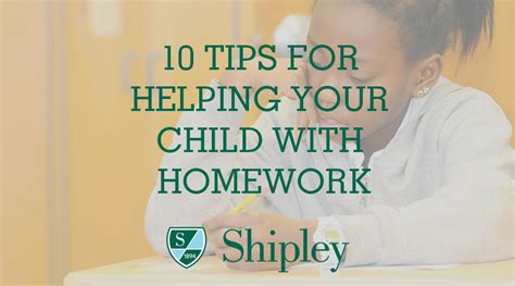 Winning The Homework Battle 10 Tips For Helping Children With Homework
