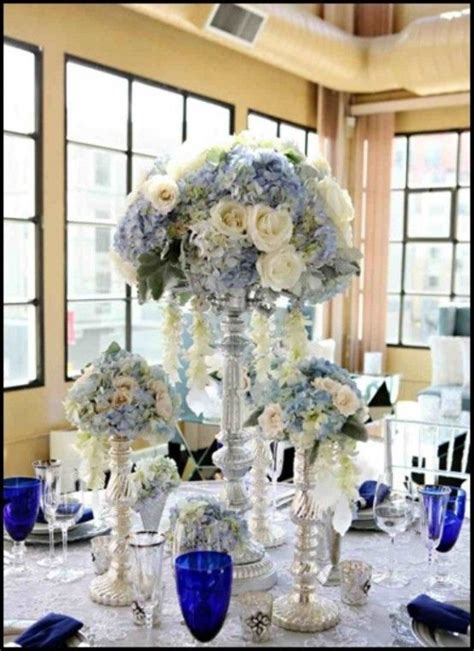 75 Charming Winter Centerpieces Digsdigs Wedding Centerpieces Blue