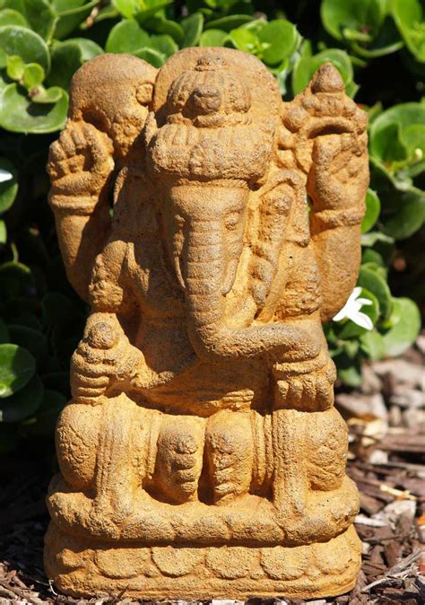 Maybe you would like to learn more about one of these? SOLD Stone Small Ganesh Statue 8" (#67vc8): Hindu Gods ...