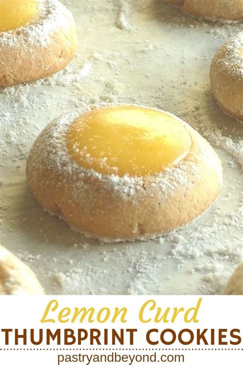 Lemon Curd Thumbprint Cookies Pastry And Beyond
