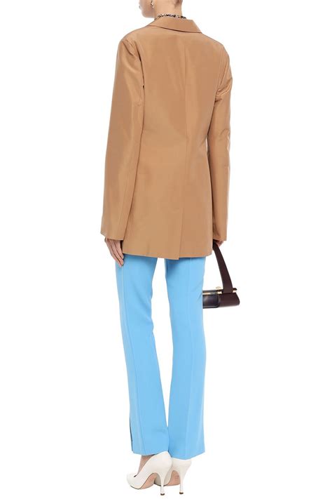 Victoria Beckham Cotton And Silk Blend Blazer Sale Up To 70 Off The Outnet