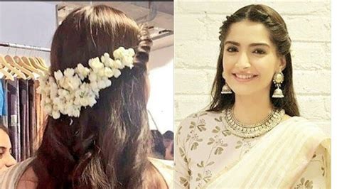 Sonam Kapoor Hairstyle Hairstyle For Party Weeding