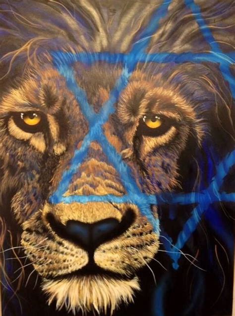 Lion Of Judah Prophetic Art Art Jewish Pinterest