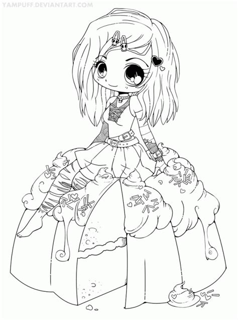 Teej Chibi Lineart Commission By Yampuff 129304 Coloring Home