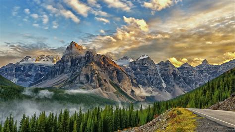 Valley Of The Ten Peaks Canada Wallpapers And Images Wallpapers