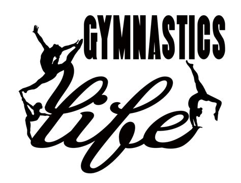 FREE Gymnastics Life SVG File - Free SVG Files