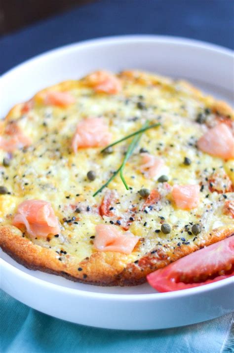 It adorns appetizer trays at parties, serves as a gourmet entrée at restaurants and is a luxury addition to breakfasts, lunch and dinners. Crustless Smoked Salmon Everything Quiche