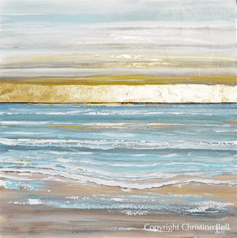 Coastal Painting Collection Contemporary Abstract Paintings Wall Art