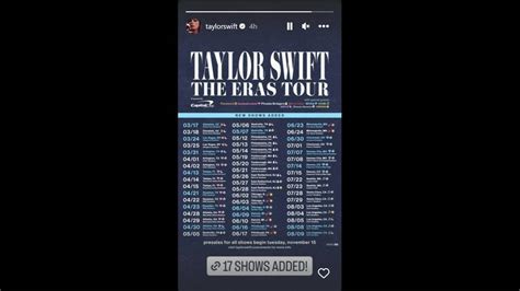Taylor Swifts ‘eras Tour Adds Three Texas Concert Dates Including