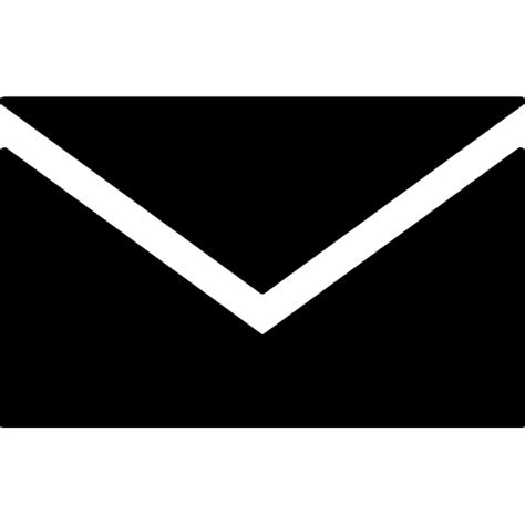Black Envelope Icon Png Transparent Background Free Download 18234