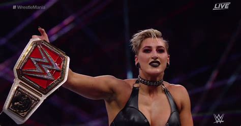 Wrestlemania 37 Results Rhea Ripley Wins The Raw Womens Title