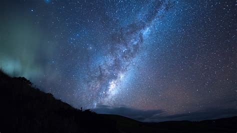 Milky Way Seen From Hilly Landscape Windows Spotlight Images