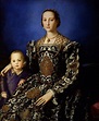 Bronzino 1544-1545 Leonor Álvarez de Toledo y su hijo. Galería Uffizi ...