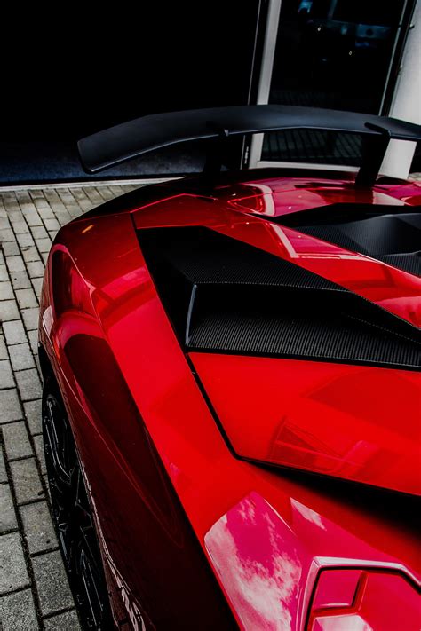 5k Free Download Lamborghini Aventador J Red Cars Red Car