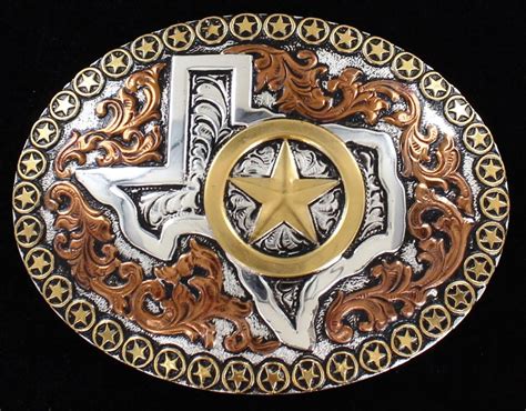 Texas Belt Buckle By Crumrine Wild West Living