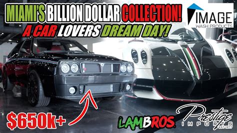 Miamis Billion Dollar Car Collection Lambros Youtube