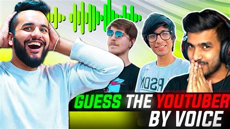 Guess The Youtuber By Their Voice Challenge Youtube