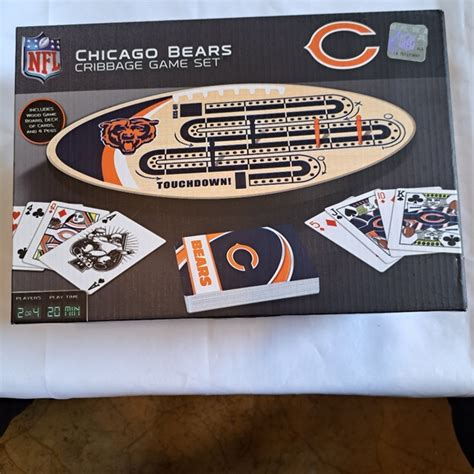 Nfl Games Chicago Bears Nfl Cribbage Game Set Poshmark