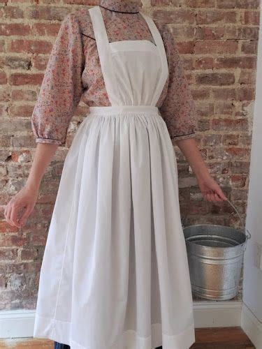 Pour La Victoire Victorianedwardian Kitchen Apron Tutorial And Pattern