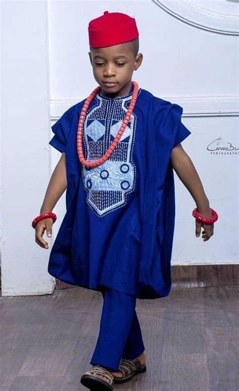 African Kid Boy Agbada In 2021 Baby African Clothes African Dresses