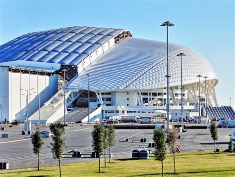 Populous Designed Fisht Olympic Stadium To Host Sochi Opening Ceremony