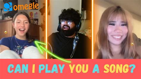 What Song Are You Playing Omegle Singing Reactions Youtube