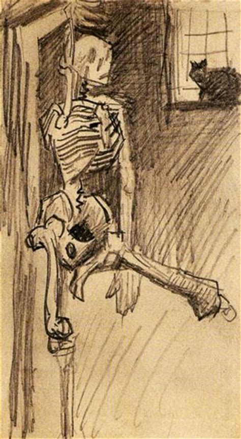 Skeleton C 1886 Vincent Van Gogh WikiArt Org