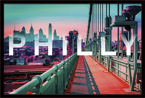 Trends International Philly Skyline Wall Poster 22375