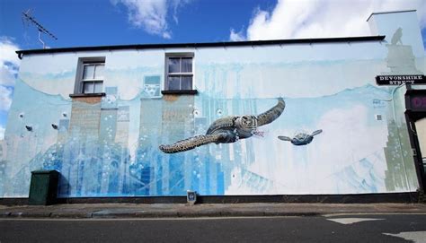 Street Artist Tackles Climate Change And Fascism 1 Haunting Mural At A